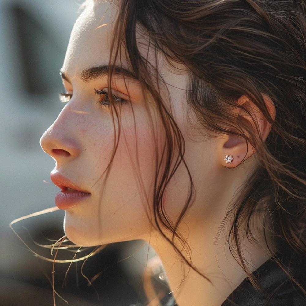 Tersa Studs | 925 Silver Earrings for Women