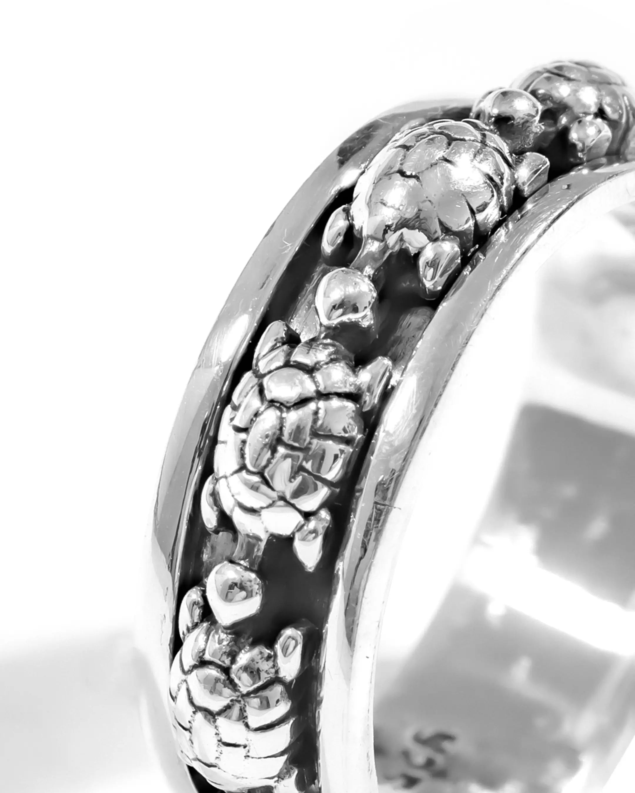 Turtle Fluid | 925 Silver Ring for Women & Men