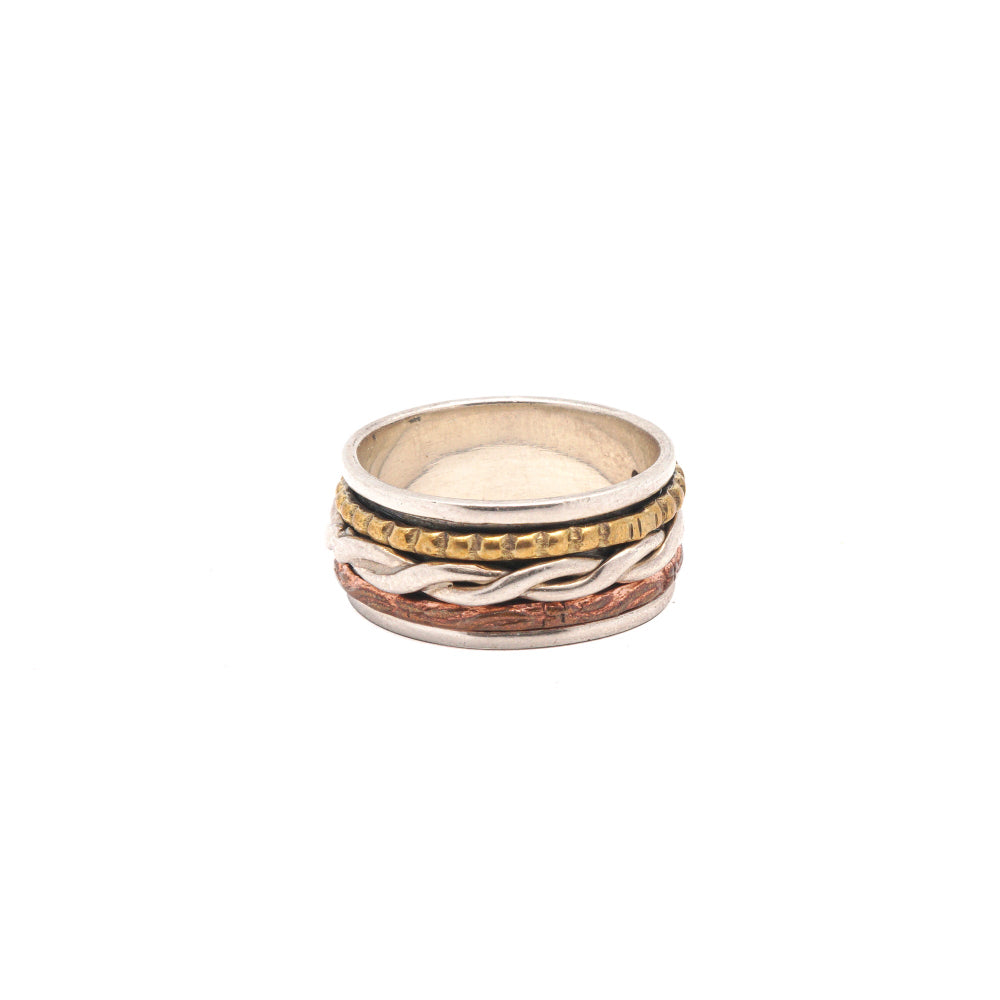 Twisted Fluid | 925 Silver Ring for Women & Men