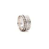 Silver ring, Spinner Ring, Silver ring for woman, Beautiful Silver ring, Oprata Rings, oxidised rings
