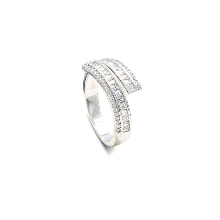 Diamond ring, Silver ring for woman, Beautiful Silver ring, Oprata ring, flower ring, Nature ring, Pearl ring
