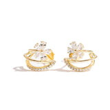 
  Vittoria Cuff Studs | 925 Silver Earrings for Women - OPRATA
