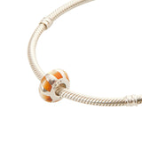 MoP Oval Orange Charm | Hallmark 925 Silver