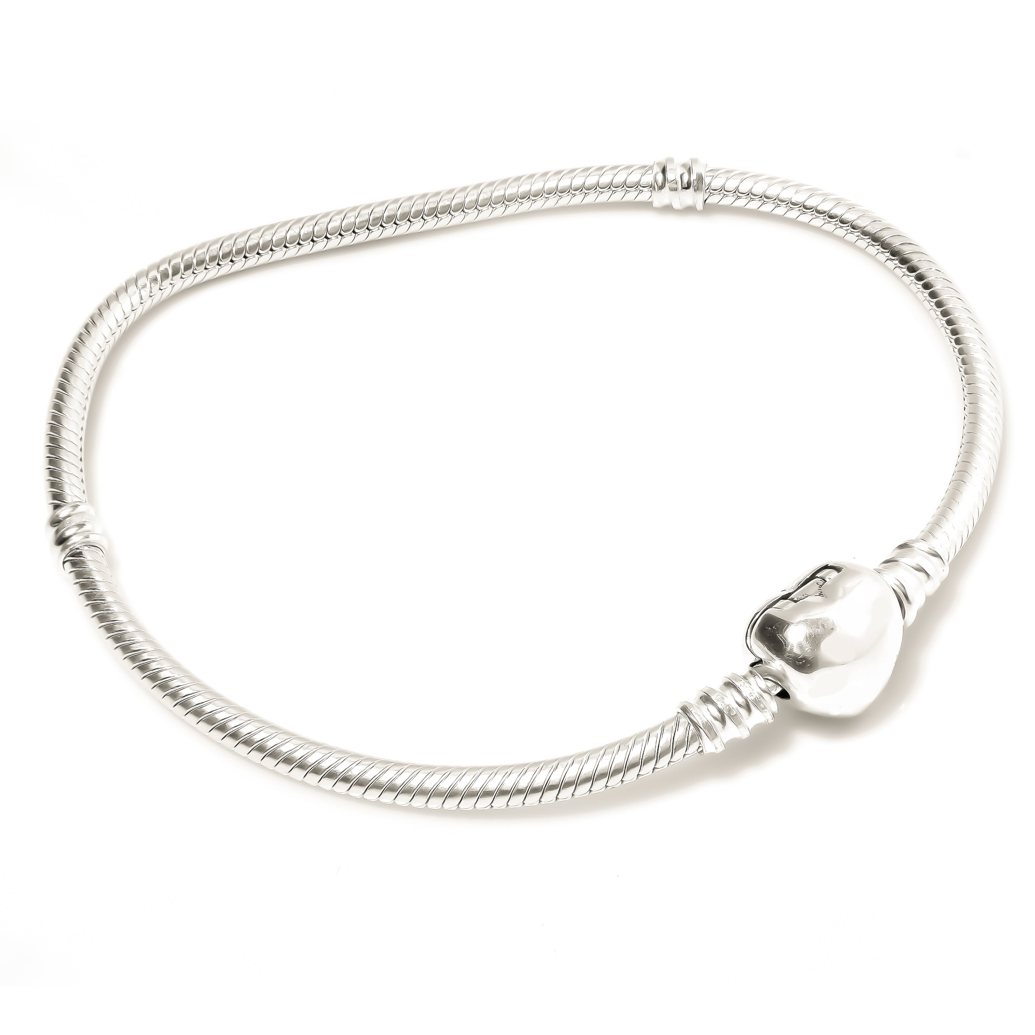 Heart Clasp | 925 Silver Charm bracelets for Women