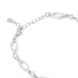 Rainbow Zig-Zag Ladder | 925 Silver Chain bracelets for Women