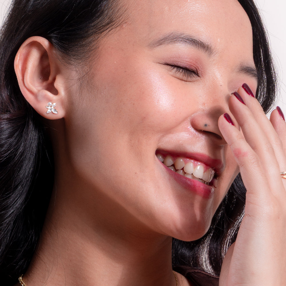 Leno Studs | 925 Silver Earrings for Women