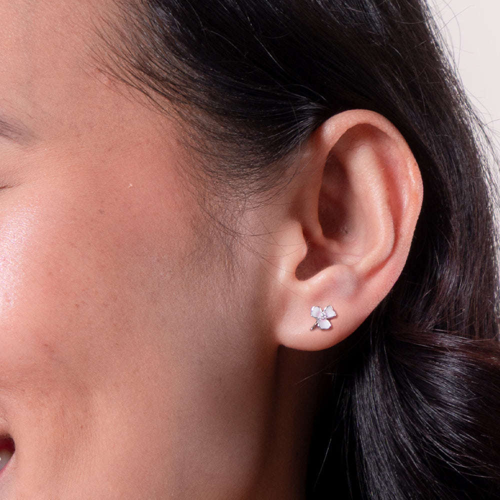 Blaca Studs | 925 Silver Earrings for Women