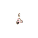 Pink Scooter | 925 Silver charms for Bracelets / Chain