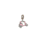 Pink Scooter | 925 Silver charms for Bracelets / Chain