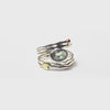 Spiral Fluid Ring | Hallmark 925 Silver