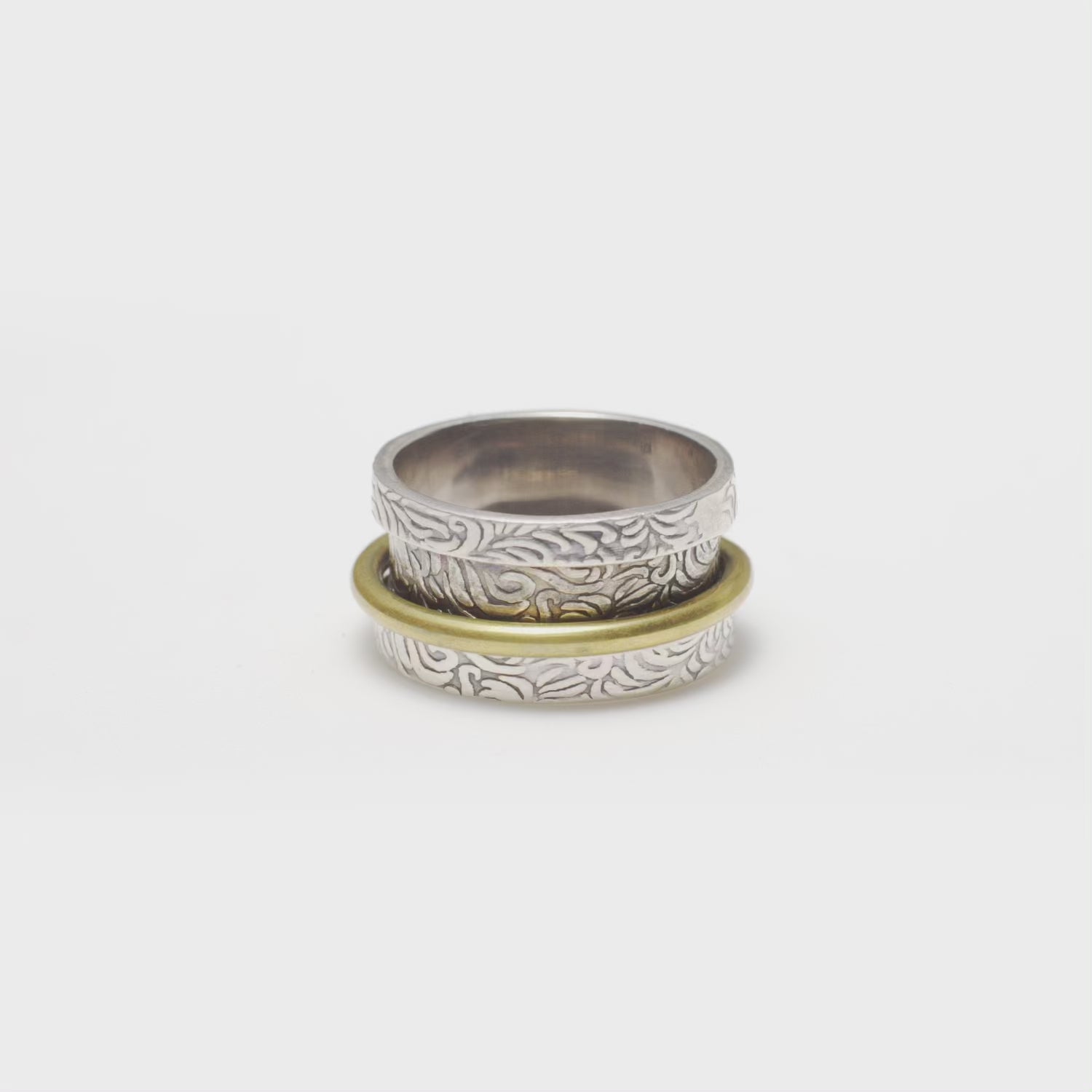 Silver ring, Spinner Ring, Silver ring for woman, Beautiful Silver ring, Oprata Rings, oxidised rings

