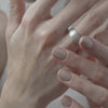 Brushed Fluid | 925 Silver Couple Ring