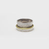 Band Border Fluid Ring | Hallmark 925 Silver