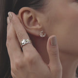 
  Buy Ortensia Studs | 925 Silver Earrings for Women Online In India at Oprata
