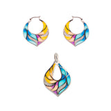 Pauline | 925 Silver Earrings and Pendant set for Women