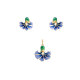 Edna | 925 Silver Earrings and Pendant set for Women