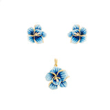 Piccolo | 925 Silver Earrings and Pendant set for Women