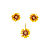 Belinda | 925 Silver Earrings and Pendant set for Women