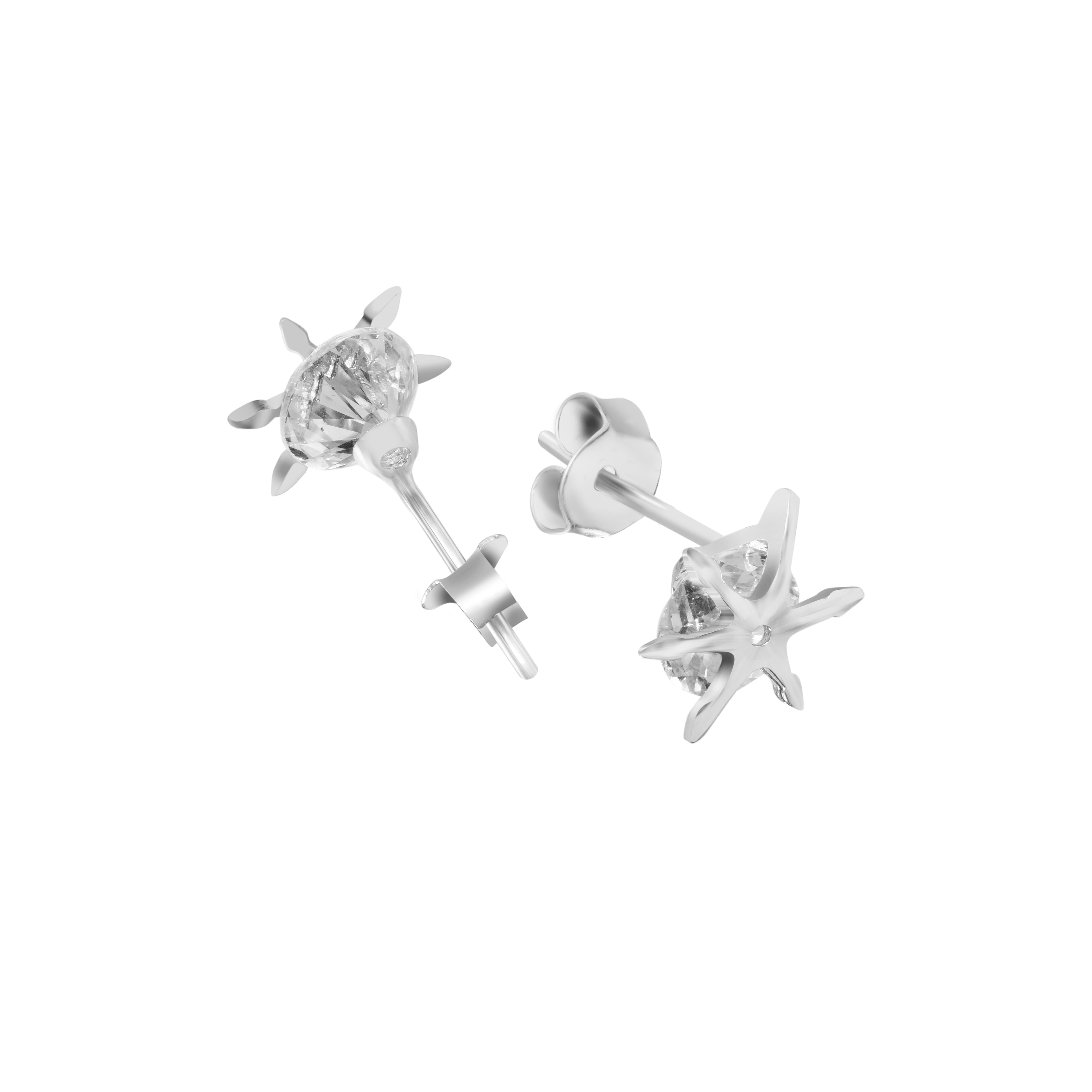 White Star | 925 Silver Studs for Women