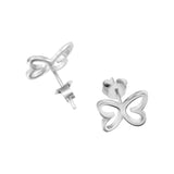 Linear Butterfly | 925 Silver Studs for Women