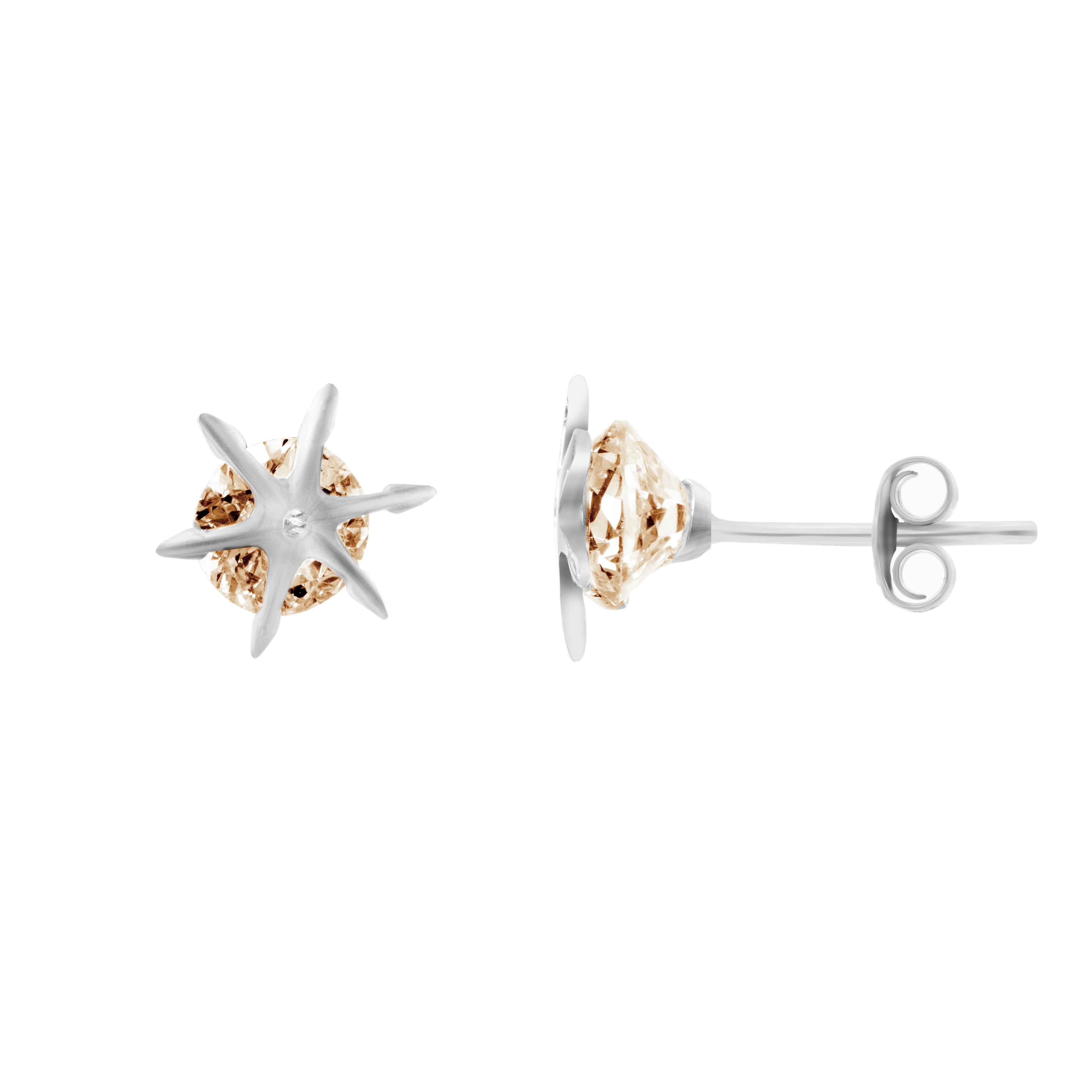 Yellow Star | 925 Silver Studs for Women