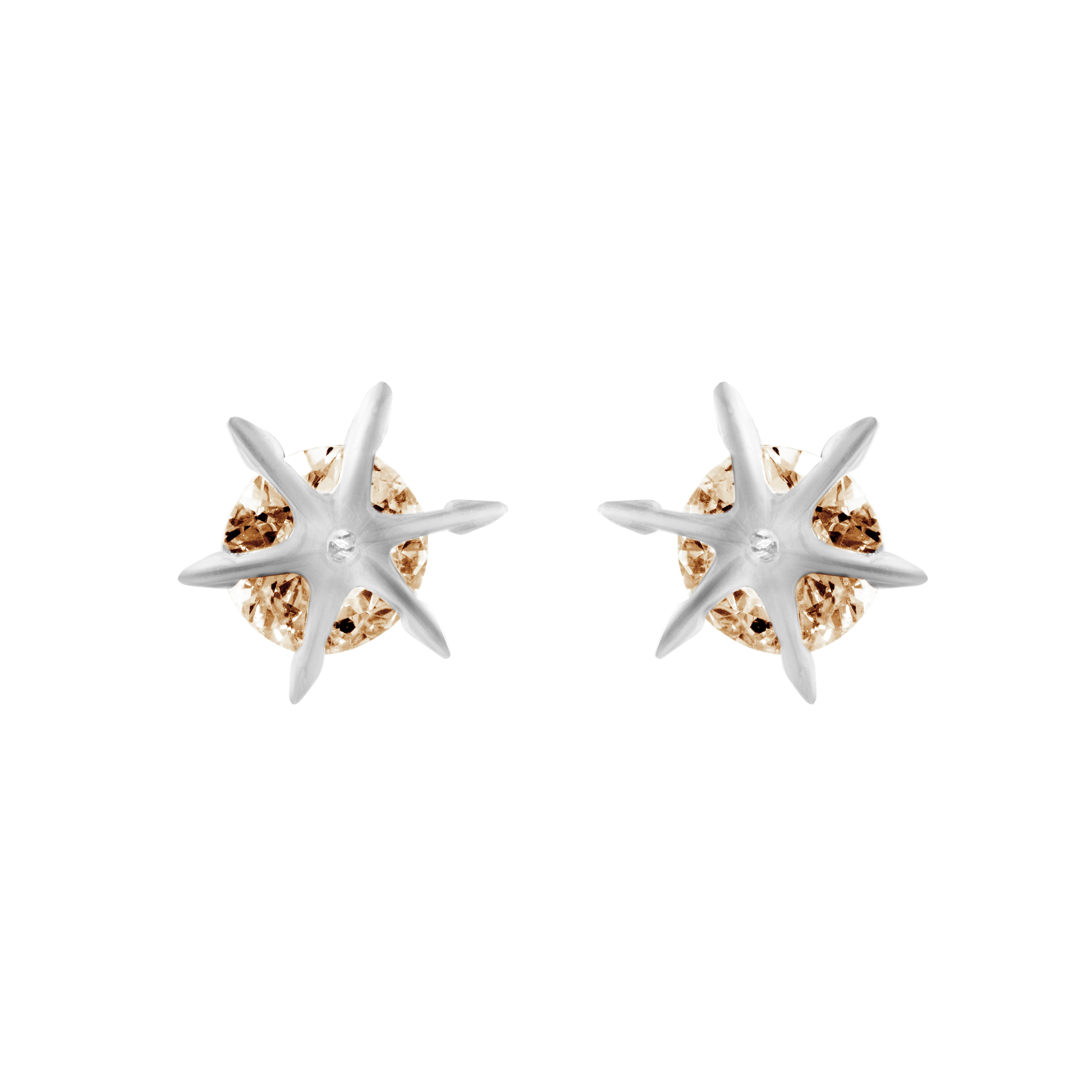 Yellow Star | 925 Silver Studs for Women