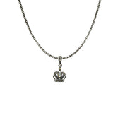 White Crown Marcasite Pendant Set | Hallmark 925 Silver