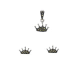 Tiara Marcasite Pendant Set | Hallmark 925 Silver