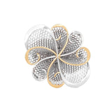 Six Swoosh & Two Ribbons Lattice Ring | Hallmark 925 Silver