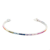 Rainbow Tennis Bracelet | Hallmark 925 Silver