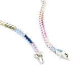 Rainbow Tennis Bracelet | Hallmark 925 Silver