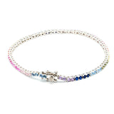 Rainbow Tennis Bracelet | Hallmark 925 Silver