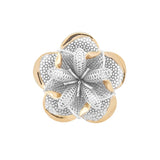 Columbine Flower Lattice Ring | Hallmark 925 Silver