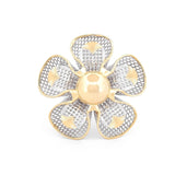 Forget Me Not Flower Lattice Ring | Hallmark 925 Silver