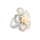 Forget Me Not Flower Lattice Ring | Hallmark 925 Silver