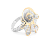 Conch Shell Lattice Ring | Hallmark 925 Silver