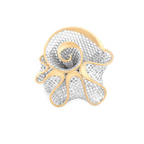 Conch Shell Lattice Ring | Hallmark 925 Silver