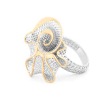 Conch Shell Lattice Ring | Hallmark 925 Silver