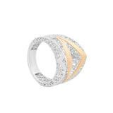 Pair of Lips Lattice Ring | Hallmark 925 Silver