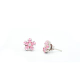 Pink Plumeria Studs | Hallmark 925 Silver