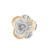 Three Petal Flower Lattice Ring | Hallmark 925 Silver