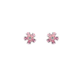 Pink Plumeria Studs | Hallmark 925 Silver