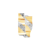 Geometrical Two Layered Zigzag Lattice Ring | Hallmark 925 Silver