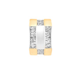 Geometrical Three Layered Buckle Lattice Ring | Hallmark 925 Silver