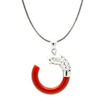 Red Fishtail Pendant | Hallmark 925 Silver