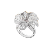 Leaf Veins Lattice Ring | Hallmark 925 Silver