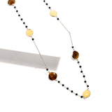 Tiger's eye & Mango Jasper Necklace | Hallmark 925 Silver