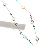 Green Amethyst Necklace | Hallmark 925 Silver