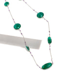 Emerald Necklace | Hallmark 925 Silver