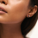 Black Moonstar Studs | Hallmark 925 Silver